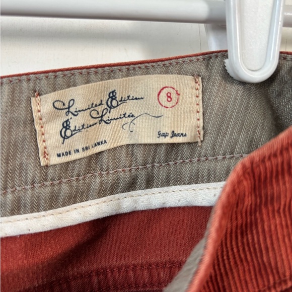GAP Burnt Orange Corduroy Trousers - Picture 3 of 4